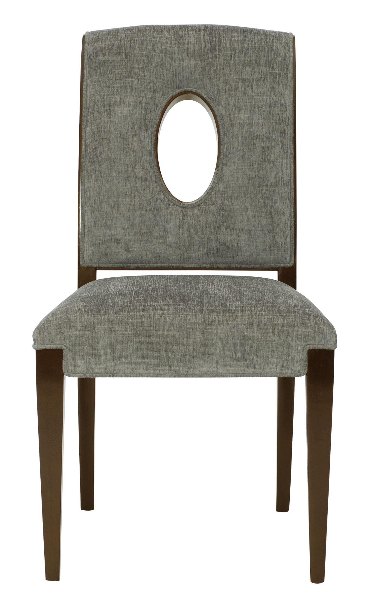 Bernhardt Miramont 360565 Upholstered Dining Side Chair with Open Wood